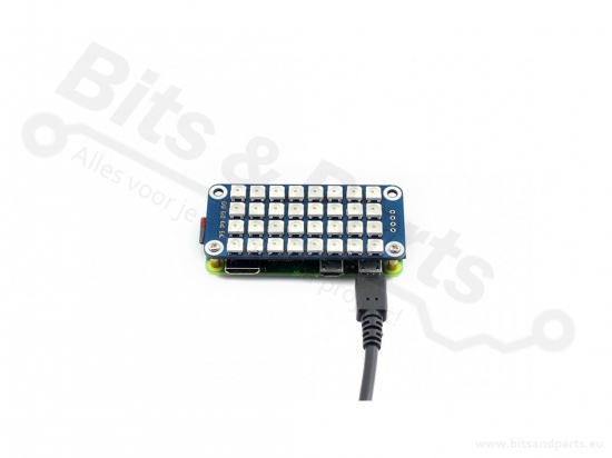 Raspberry Pi HAT - LED matrix 32 LEDs - Waveshare 12725